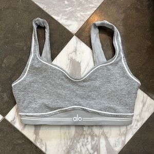 ALO Yoga Gray Medium-Support Sports Bra never worn